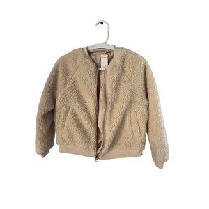 NWT Gymboree Girls Bomber Faux Fur  Zip-Up Jacket Size 5-6